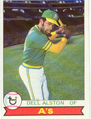 1979 Topps Baseball Cards      054      Dell Alston DP